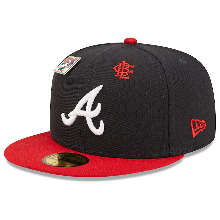 New Era MLB x Big League Chew Atlanta Braves Navy/Red 59FIFTY Fitted Hat