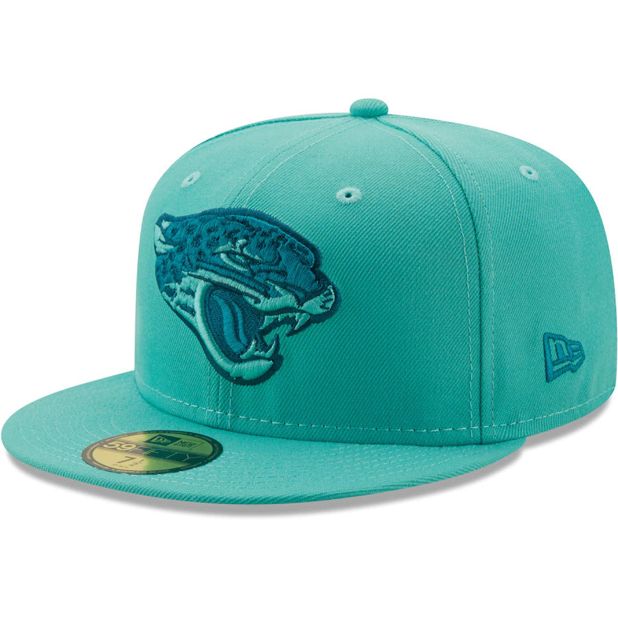 New Era Jacksonville Jaguars Mint 25 Years The Pastels 59FIFTY Fitted Hat