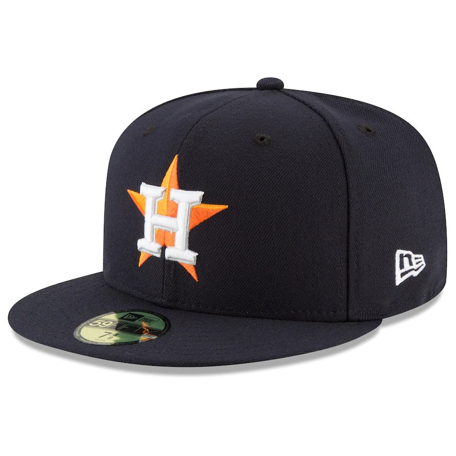 New Era Houston Astros Navy Home 60th Anniversary Authentic Collection On-Field 59FIFTY Fitted Hat