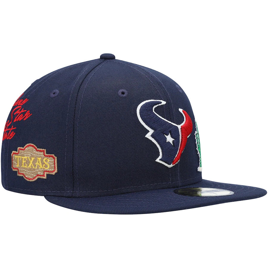 New Era Navy Houston Texans City Transit 59FIFTY Fitted Hat