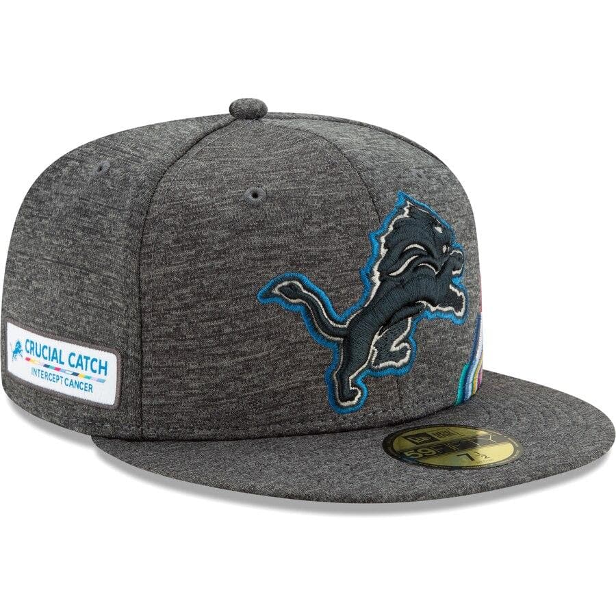 New Era Detroit Lions 2019 Crucial Catch 59FIFTY Fitted Hat