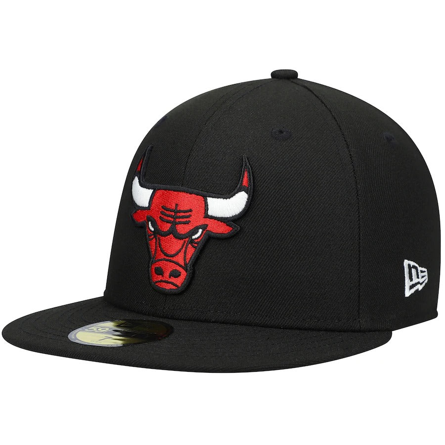 New Era Chicago Bulls Black City Side 59FIFTY Fitted Hat