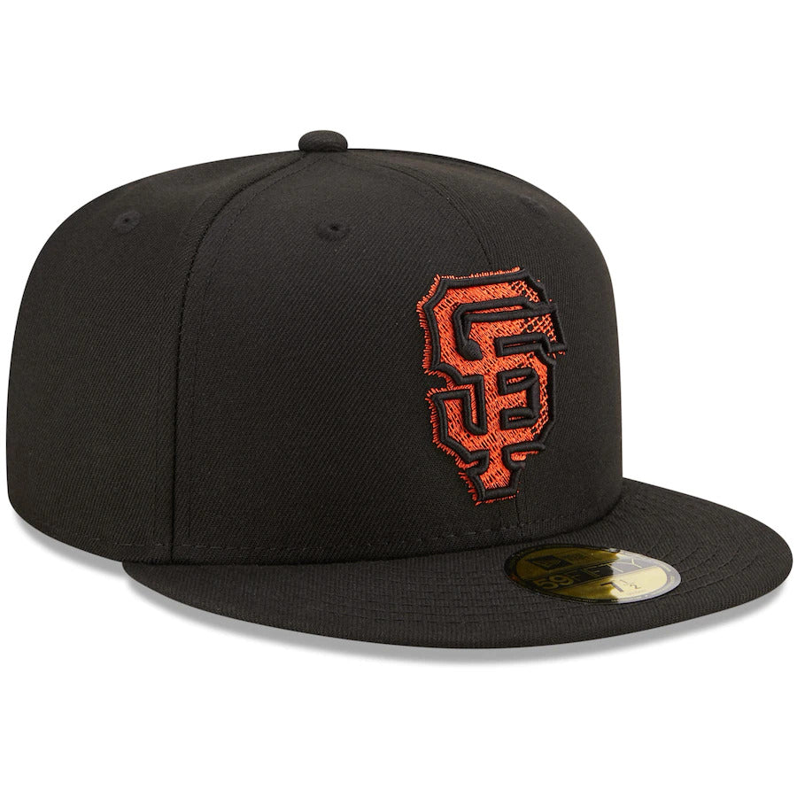 New Era Black San Francisco Giants Scored 59FIFTY Fitted Hat