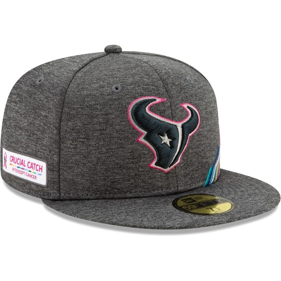 New Era Houston Texans New 2019 NFL Crucial Catch 59FIFTY Fitted Hat