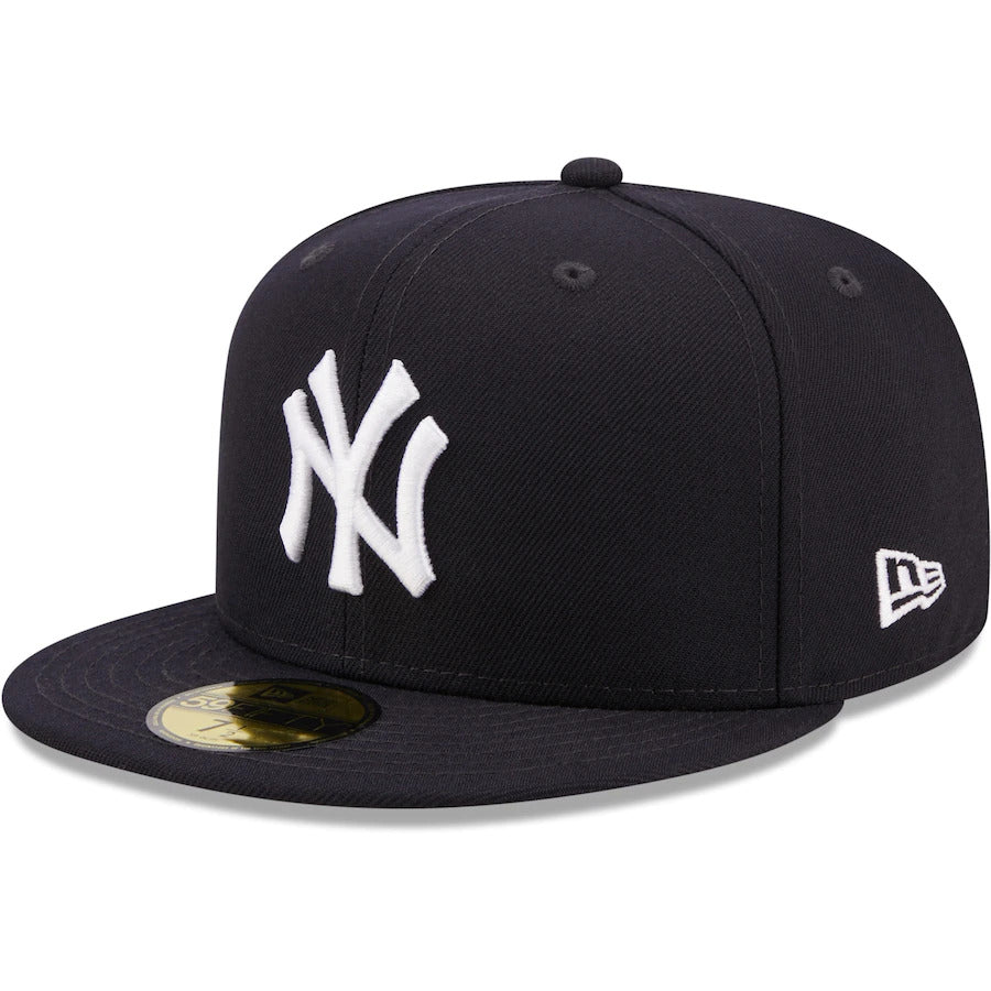 New Era Navy New York Yankees Logo Side 59FIFTY Fitted Hat