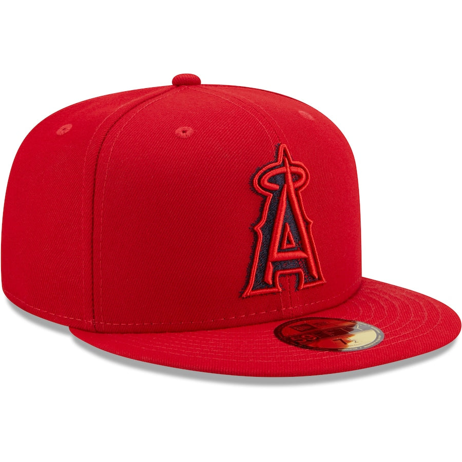 New Era Red Los Angeles Angels Scored 59FIFTY Fitted Hat