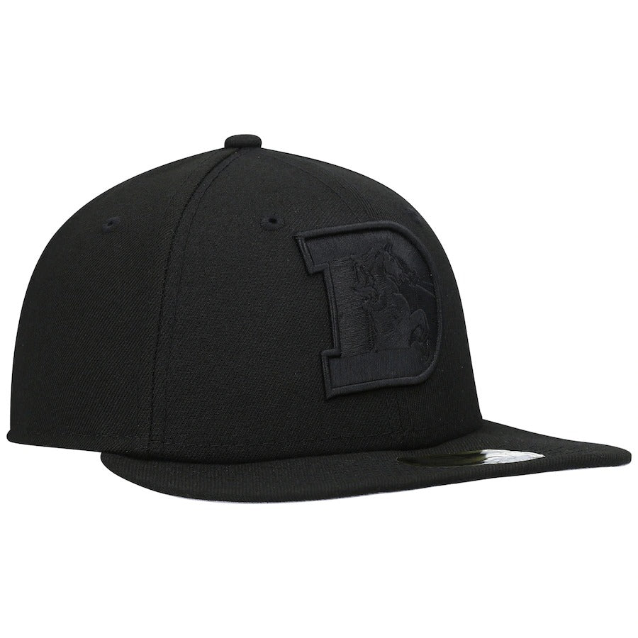 New Era Denver Broncos Black on Black Low Profile 59FIFTY II Fitted Hat