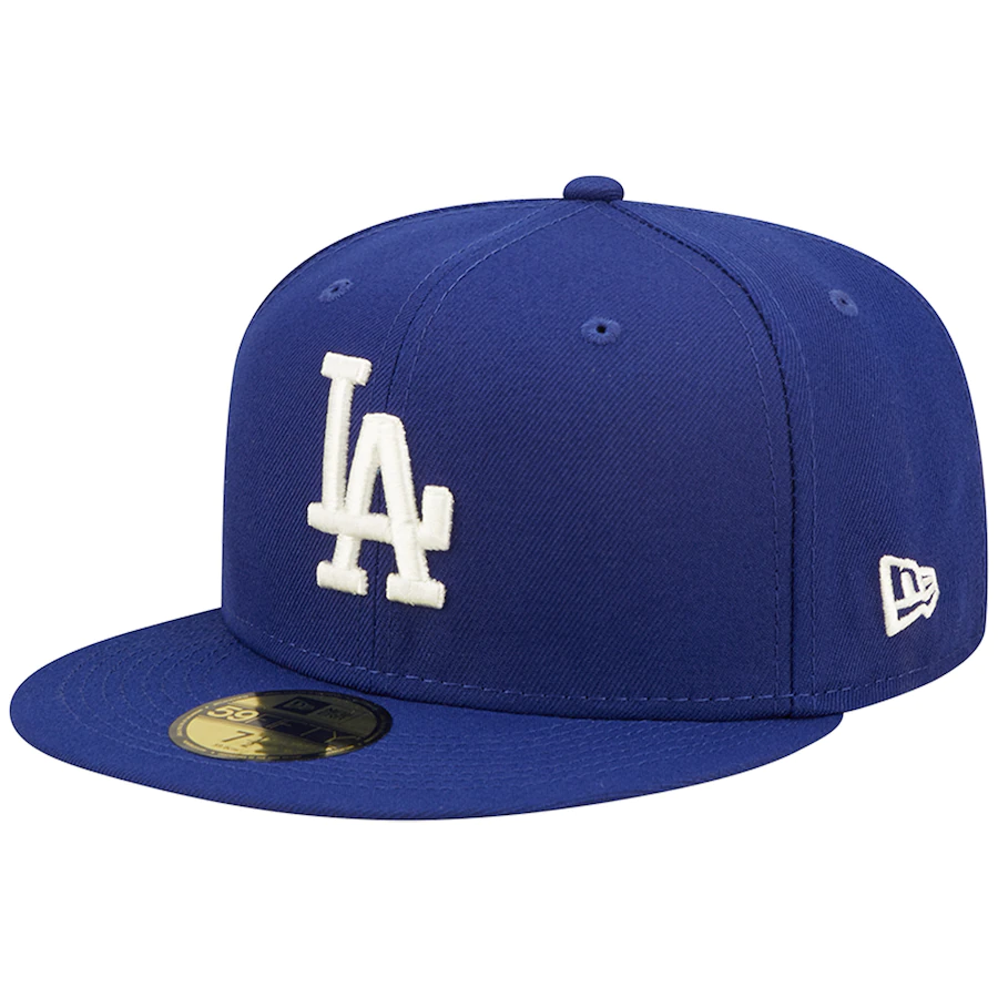 New Era Los Angeles Dodgers Royal Pop Sweatband Undervisor 1988 MLB World Series Cooperstown Collection 59FIFTY Fitted Hat
