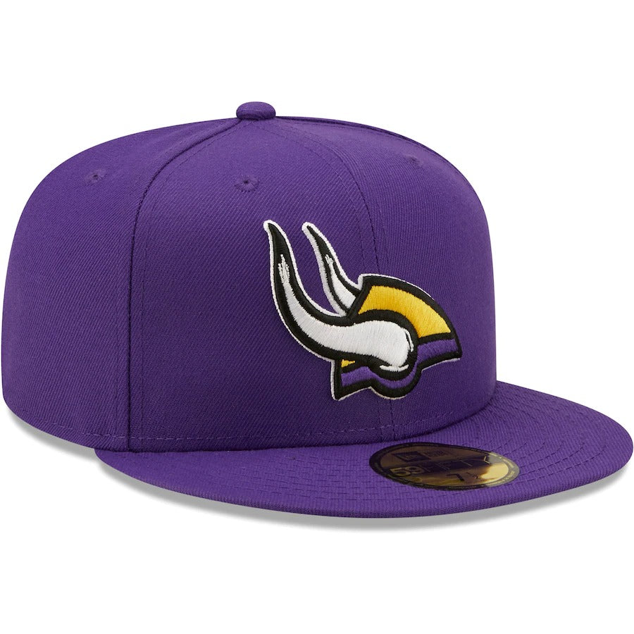 New Era Minnesota Vikings Purple Elemental 59FIFTY Fitted Hat