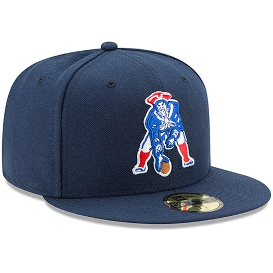 New Era New England Patriots Classic Logo Omaha 59FIFTY Fitted Hat