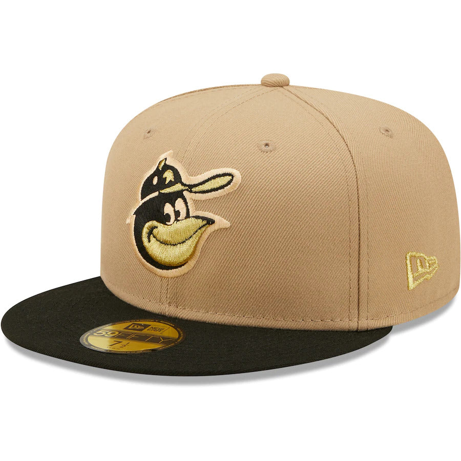 New Era Baltimore Orioles Brown 1966 World Series Camel 59FIFTY Fitted Hat
