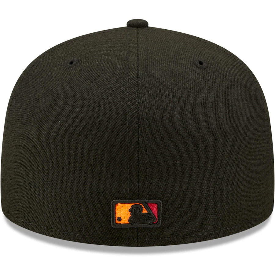 New Era Black Oakland Athletics Neon Fill 59FIFTY Fitted Hat