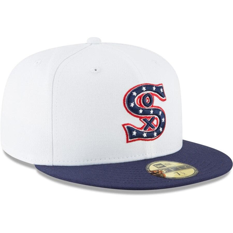 New Era Chicago White Sox  White Cooperstown 59FIFTY Fitted Hat