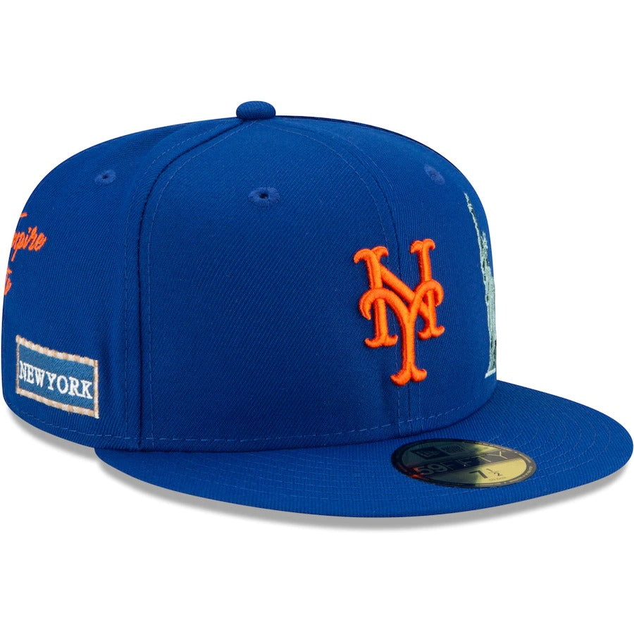 New Era Royal New York Mets City Transit 59FIFTY Fitted Hat