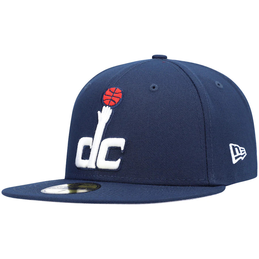 New Era Navy Washington Wizards Team Logoman 59FIFTY Fitted Hat