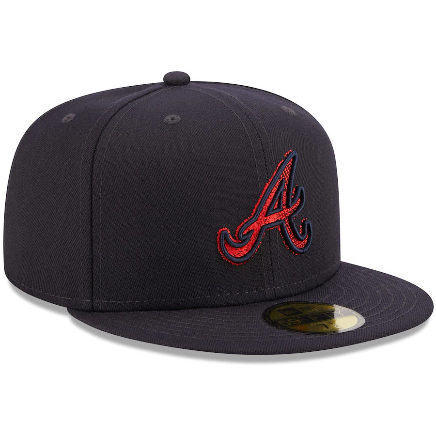 New Era Atlanta Braves Navy Scored 59FIFTY Fitted Hat