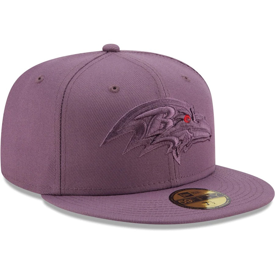 New Era Baltimore Ravens Purple Color Pack 59FIFTY Fitted Hat