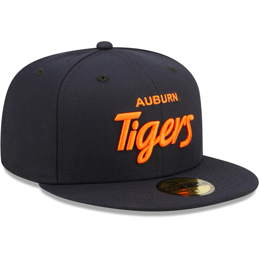 New Era Auburn Tigers Navy Griswold 59FIFTY Fitted Hat