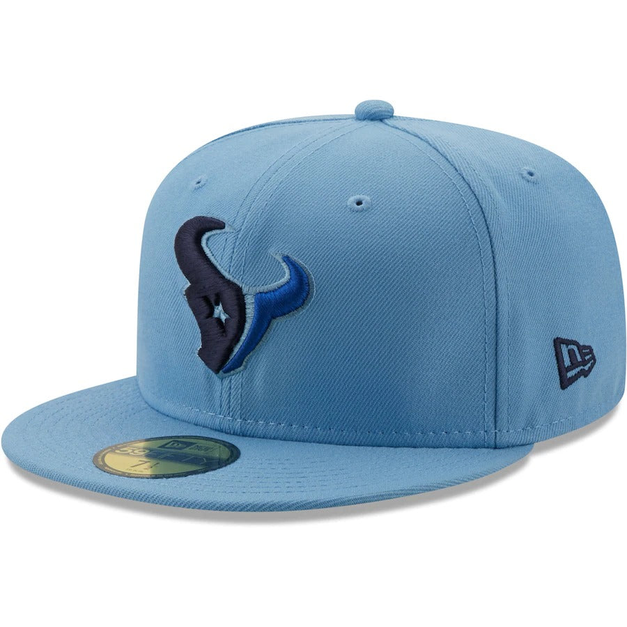 New Era Houston Texans Light Blue Inaugural Season The Pastels 59FIFTY Fitted Hat