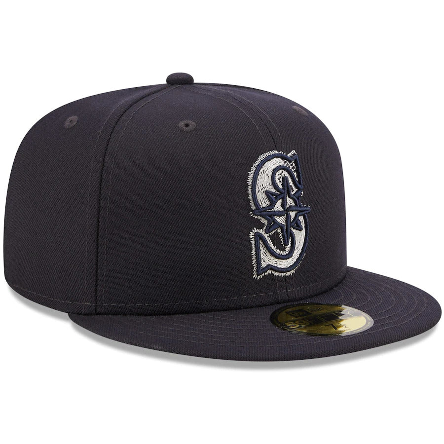 New Era Navy Seattle Mariners Scored 59FIFTY Fitted Hat