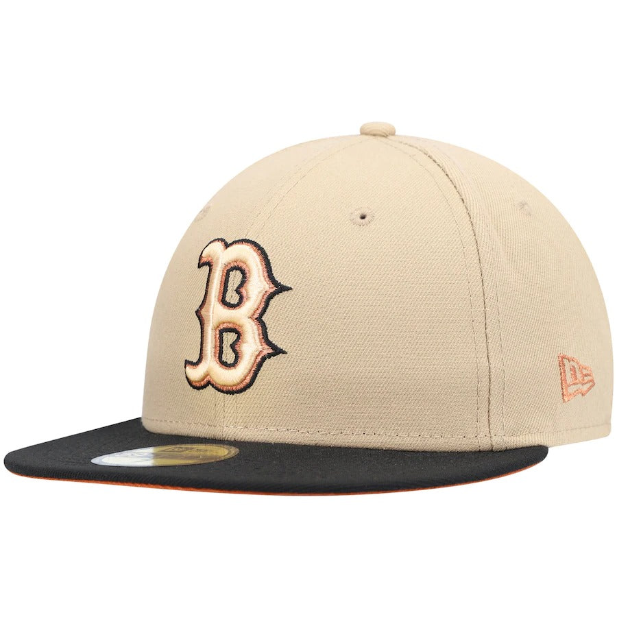 New Era Brown Boston Red Sox Rustbelt Camel 59FIFTY Fitted Hat