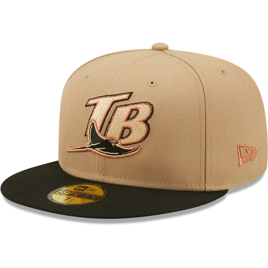 New Era Tampa Bay Rays Brown 10th Anniversary Camel 59FIFTY Fitted Hat