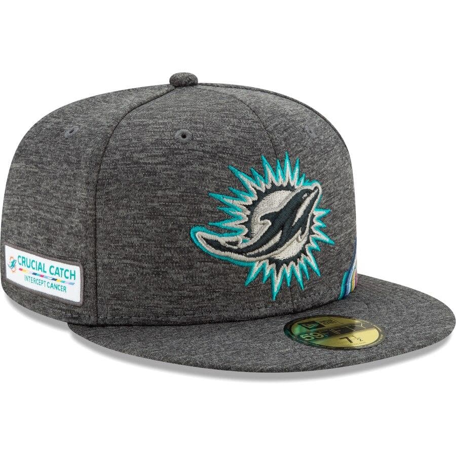 New Era Miami Dolphins 2019 Crucial Catch 59FIFTY Fitted Hat