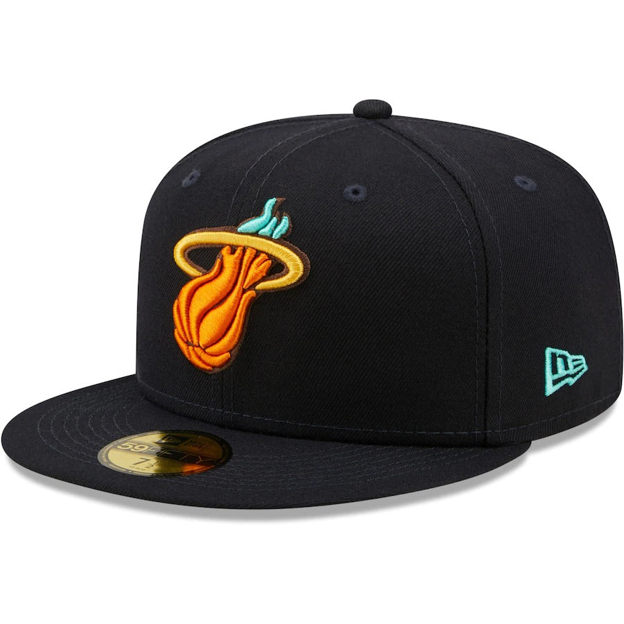 New Era Miami Heat Navy/Mint 59FIFTY Fitted Hat