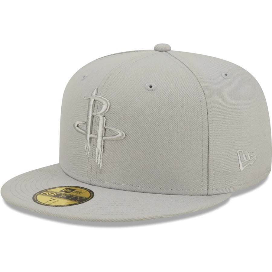 New Era Houston Rockets Gray Logo Color Pack 59FIFTY Fitted Hat