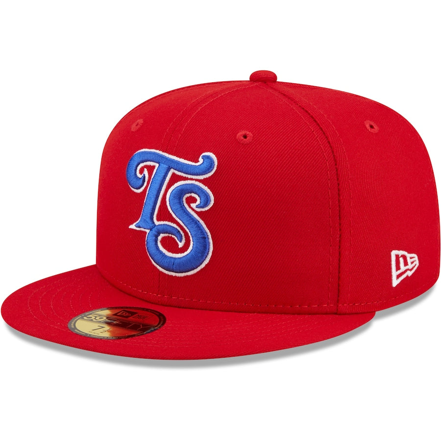 New Era Tennessee Smokies Red Authentic Collection 59FIFTY Fitted Hat