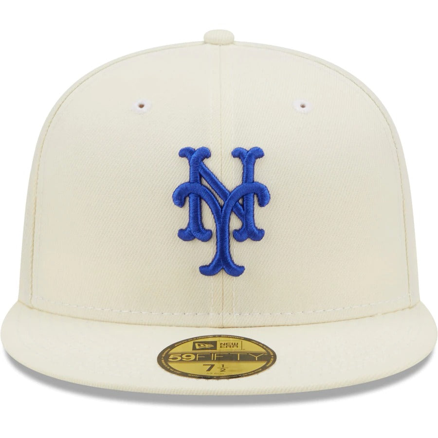 New Era New York Mets Cream 1969 World Series Chrome Alternate Undervisor 59FIFTY Fitted Hat