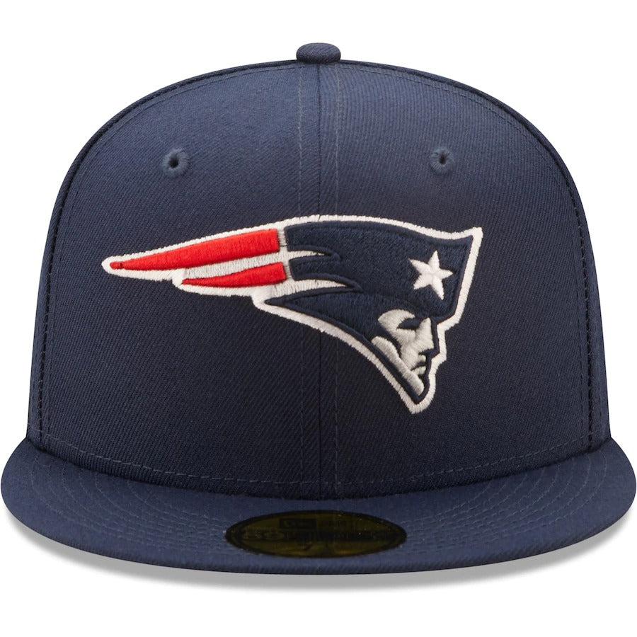 New Era Navy New England Patriots 6x Super Bowl Champions 59FIFTY Fitted Hat