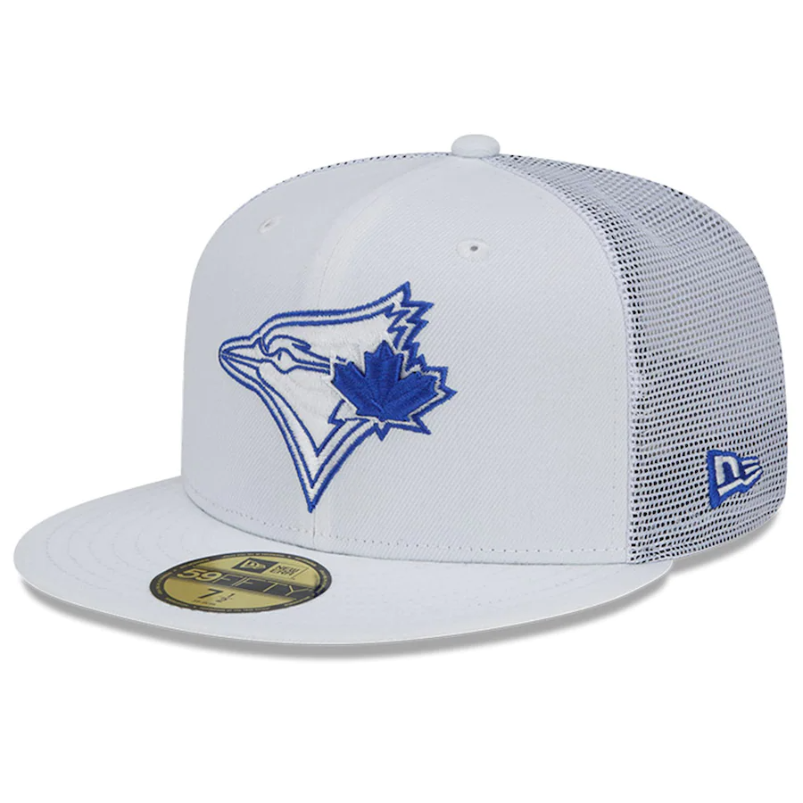 New Era Toronto Blue Jays White 2022 Batting Practice 59FIFTY Fitted Hat