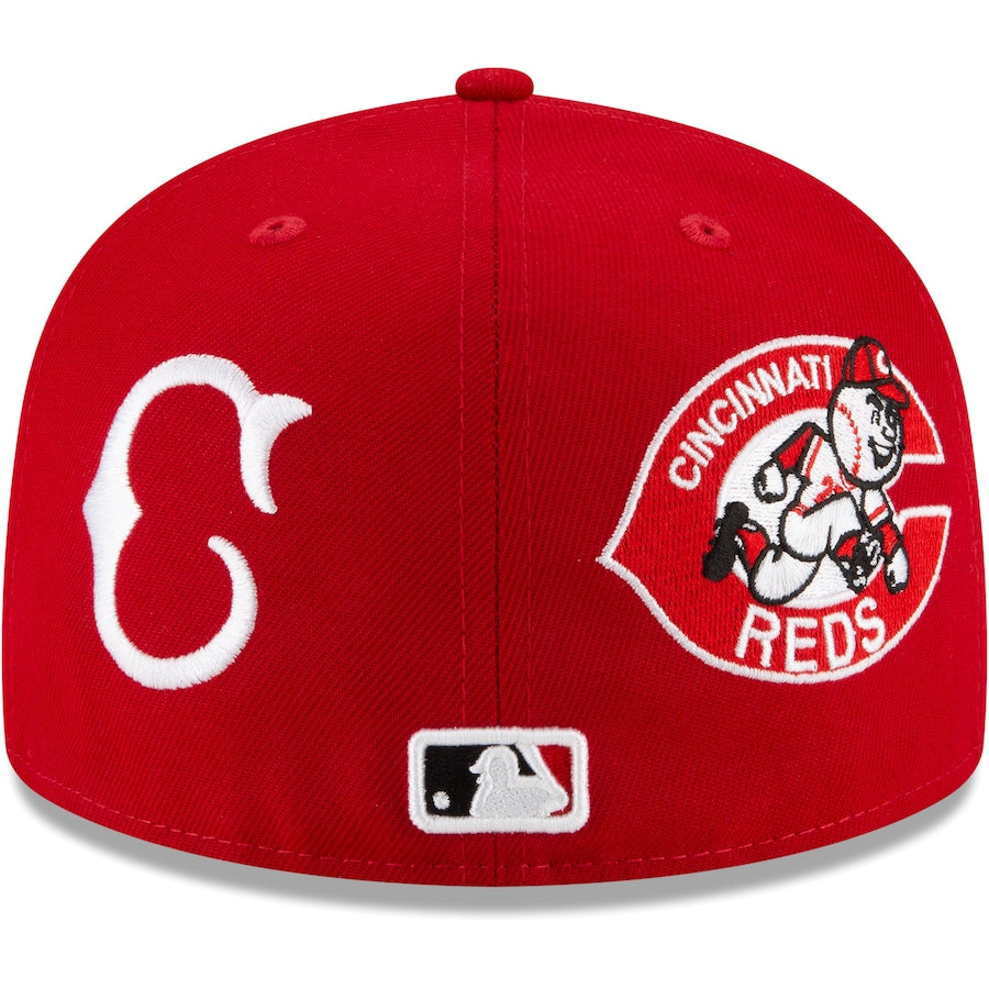New Era Cincinnati Reds Red Patch Pride 59FIFTY Fitted Hat