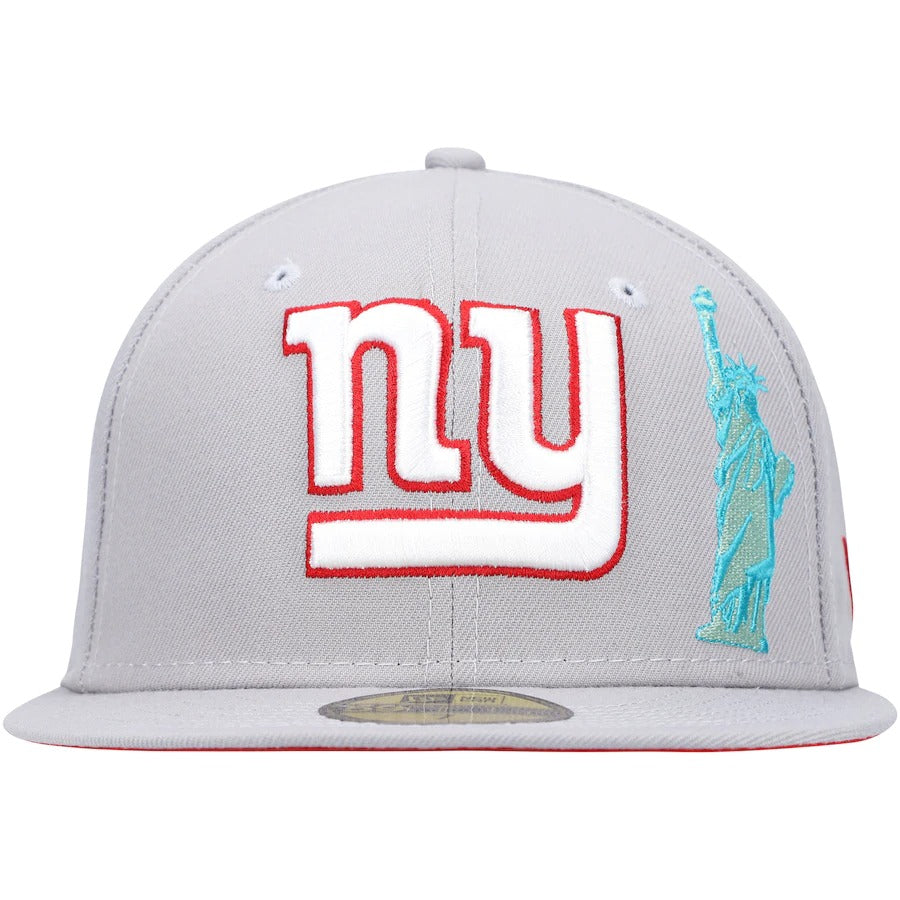 New Era New York Giants Gray City Describe 59FIFTY Fitted Hat