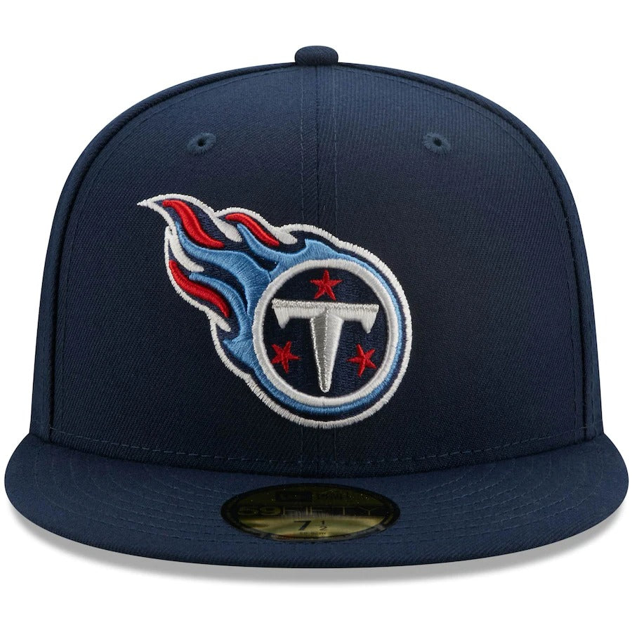 New Era Navy Tennessee Titans Field Patch 59FIFTY Fitted Hat