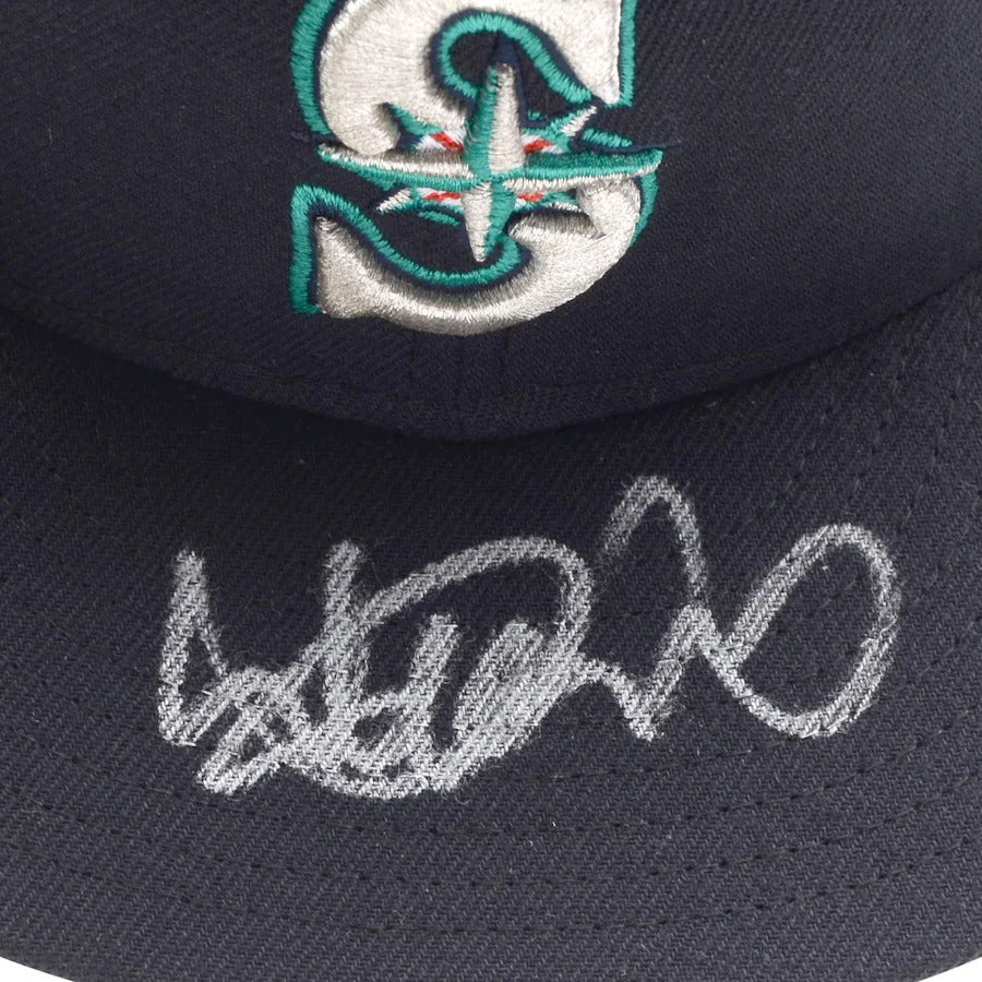 New Era Ichiro Suzuki Seattle Mariners Autographed 59FIFTY Fitted Hat