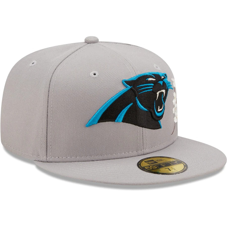 New Era Carolina Panthers Gray City Describe 59FIFTY Fitted Hat