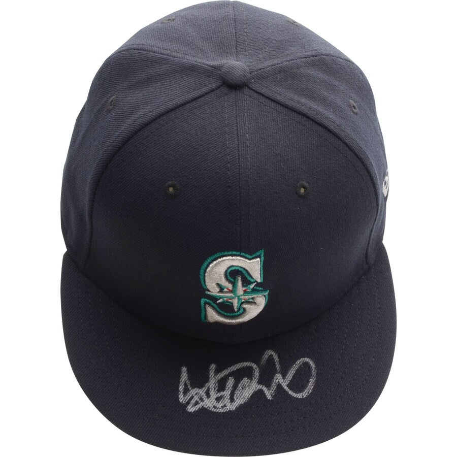 New Era Ichiro Suzuki Seattle Mariners Autographed 59FIFTY Fitted Hat