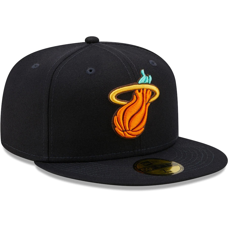 New Era Miami Heat Navy/Mint 59FIFTY Fitted Hat