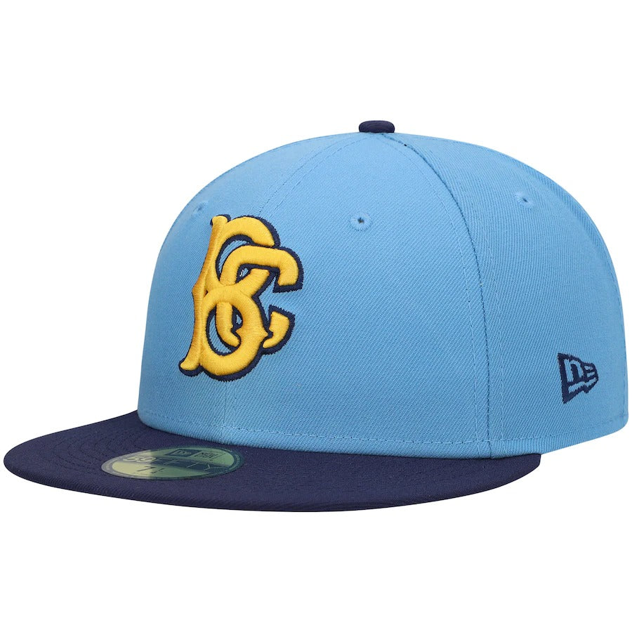 New Era Brooklyn Cyclones Light Blue Authentic Collection Team Alternate 59FIFTY Fitted Hat