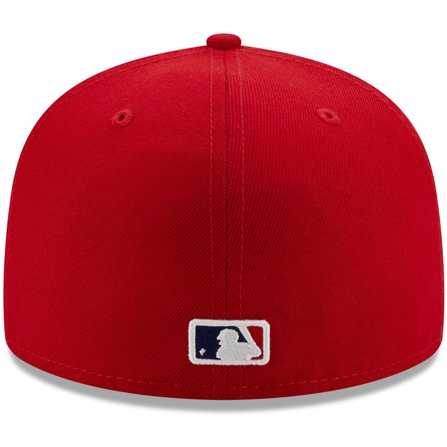 New Era Red Philadelphia Phillies Local II 59FIFTY Fitted Hat