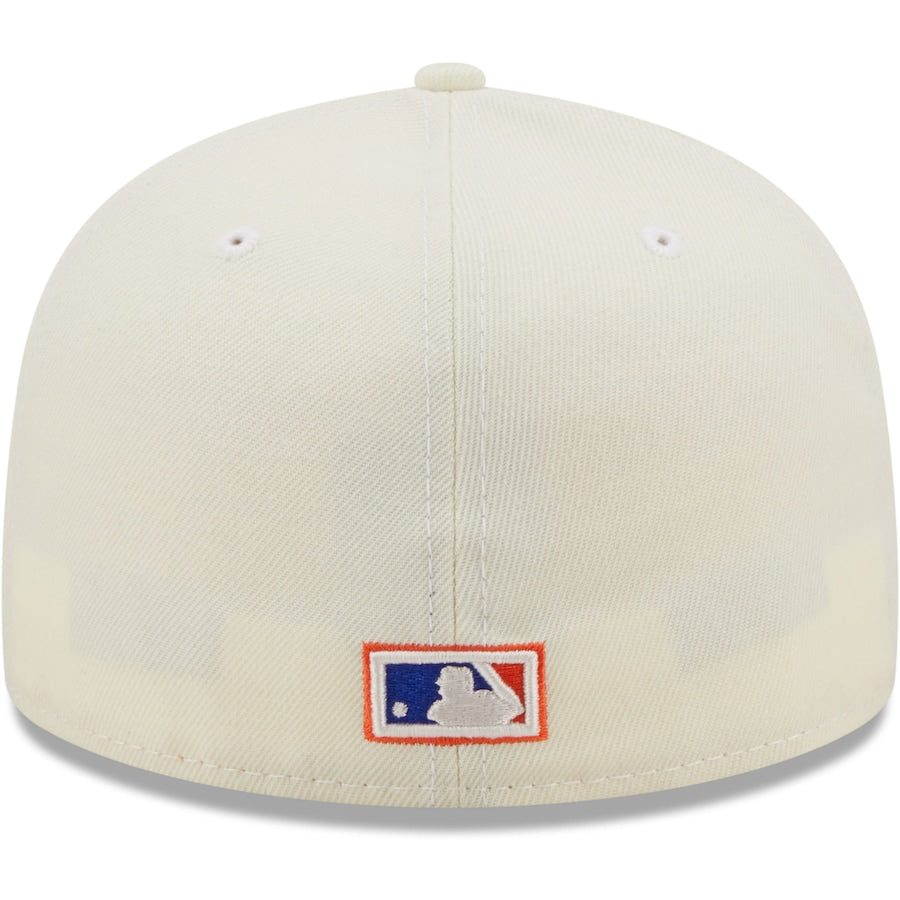 New Era New York Mets Cream 1969 World Series Chrome Alternate Undervisor 59FIFTY Fitted Hat