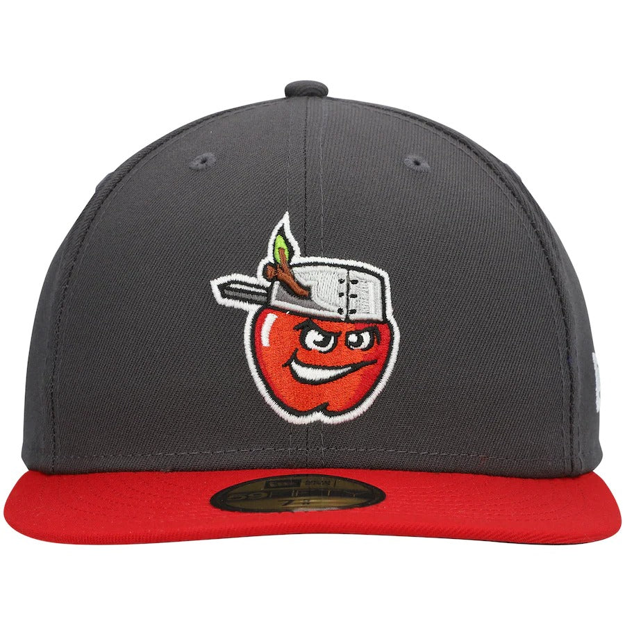 New Era Fort Wayne TinCaps Gray Authentic Collection Road 59FIFTY Fitted Hat