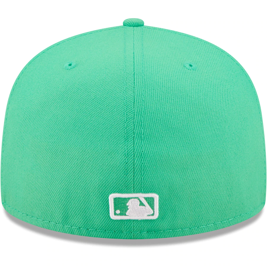 New Era Miami Marlins Island Green Logo 59FIFTY Fitted Hat