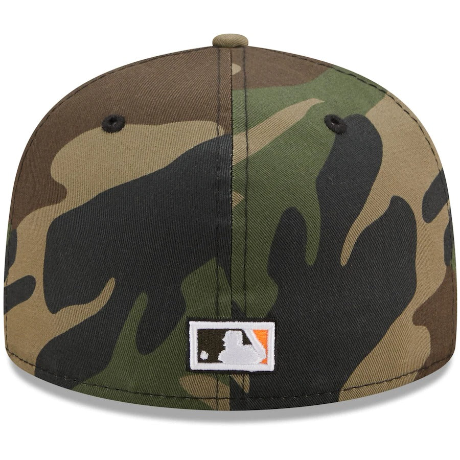 New Era Detroit Tigers Camo 1984 World Series Flame Undervisor 59FIFTY Fitted Hat
