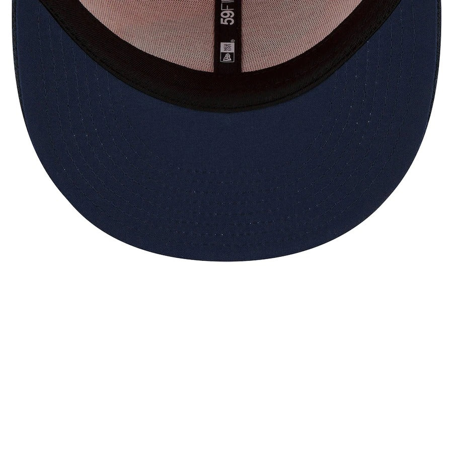 New Era Orange/Black Denver Broncos 2021 NFL Sideline Road Low Profile 59FIFTY Fitted Hat