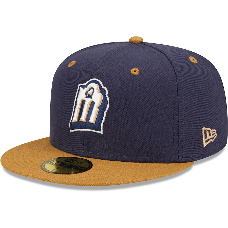 New Era San Antonio Missions Navy Authentic Collection Team Alternate 59FIFTY Fitted Hat