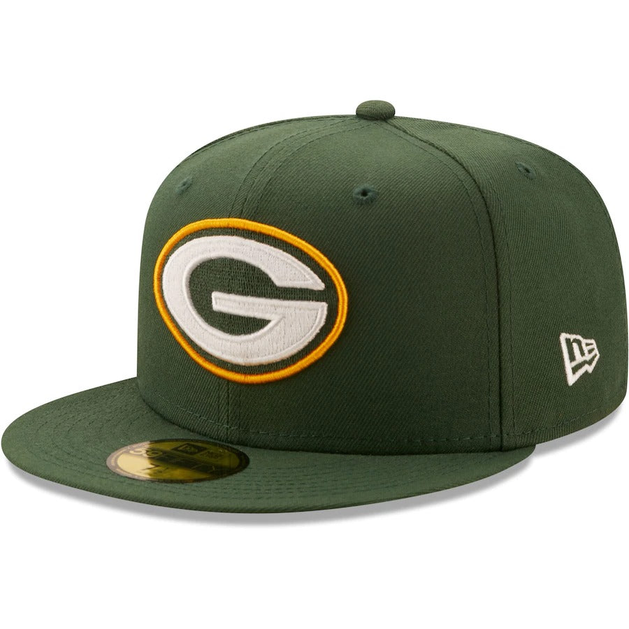 New Era Green Green Bay Packers 4x Super Bowl Champions 59FIFTY Fitted Hat