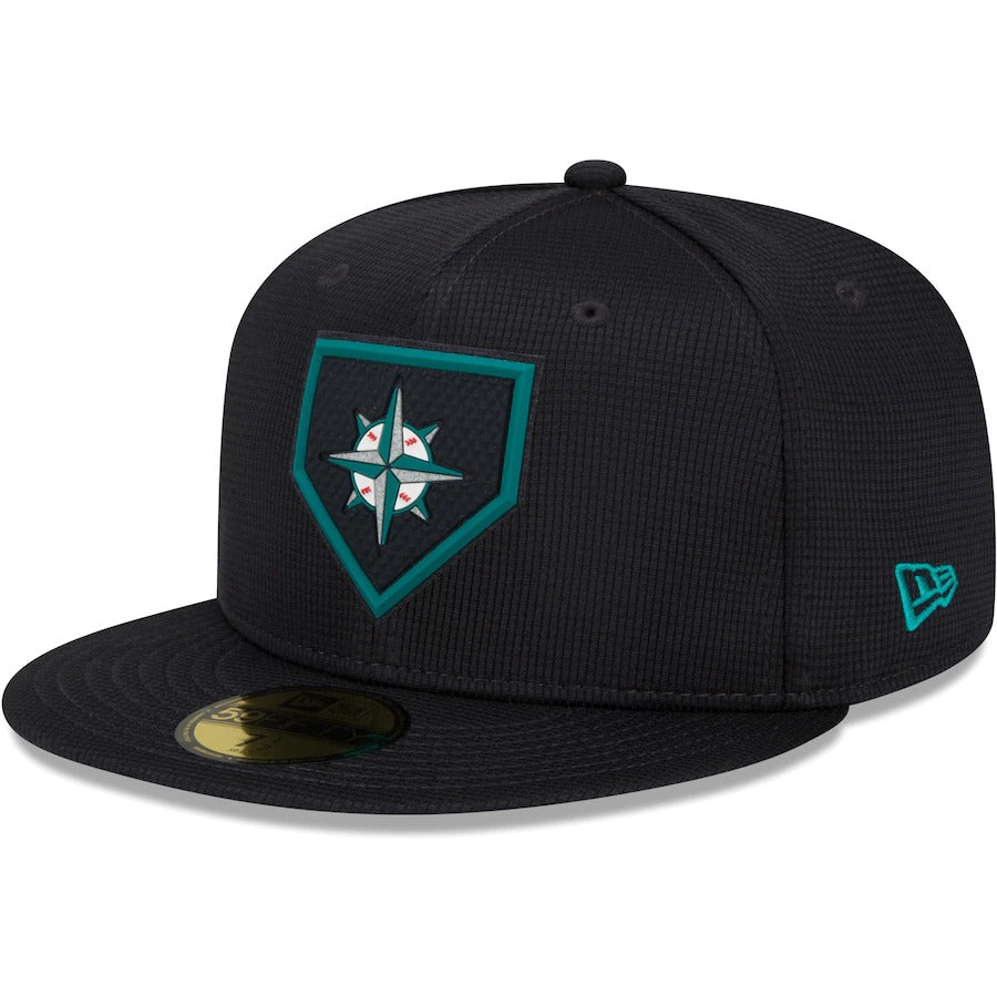 New Era Seattle Mariners Navy/Teal 2022 Clubhouse 59FIFTY Fitted Hat
